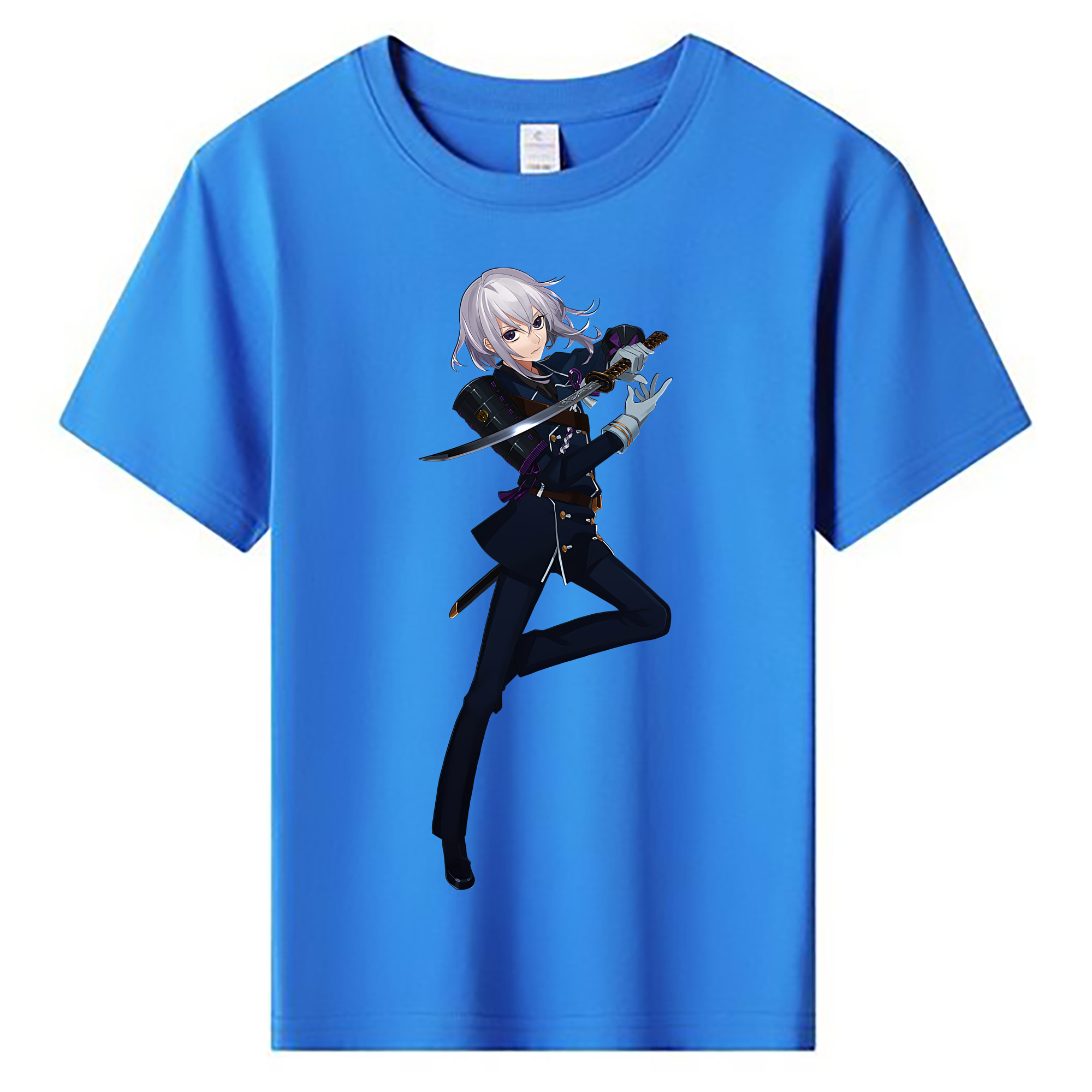 （画像用） 刀剣乱舞 Touken Ranbu 綿100％キッズTシャツ（フロントプリント）